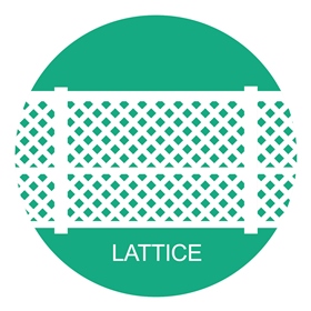 pvc lattice strips